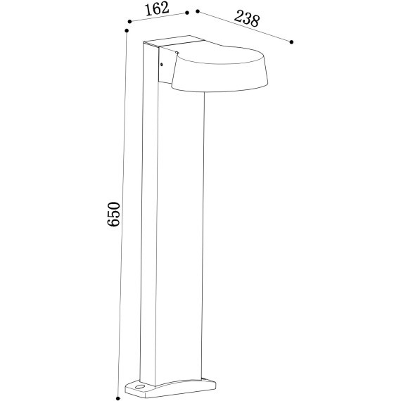 Ландшафтный светильник Outdoor O443FL-L12GF3K
