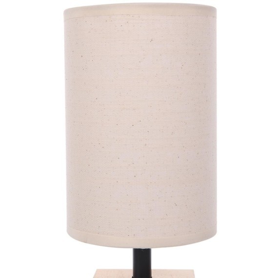 8199/1T COUNTY LN25 бежевый, дерево/текстиль Настольная лампа E27 1*60W 220V MADERANA