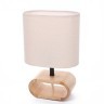 8199/1T COUNTY LN25 бежевый, дерево/текстиль Настольная лампа E27 1*60W 220V MADERANA