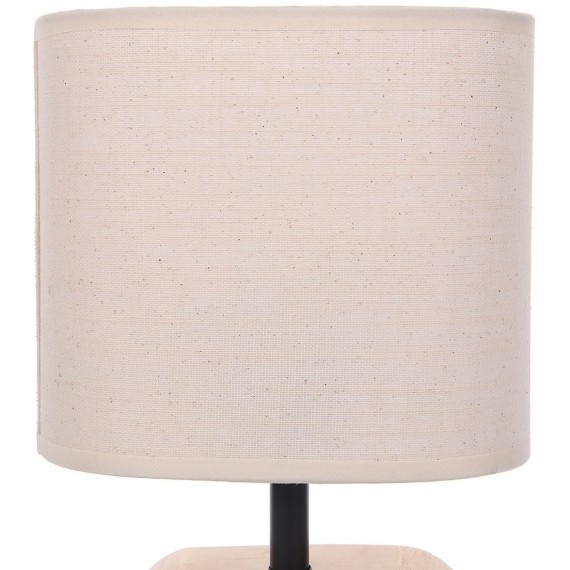 8199/1T COUNTY LN25 бежевый, дерево/текстиль Настольная лампа E27 1*60W 220V MADERANA