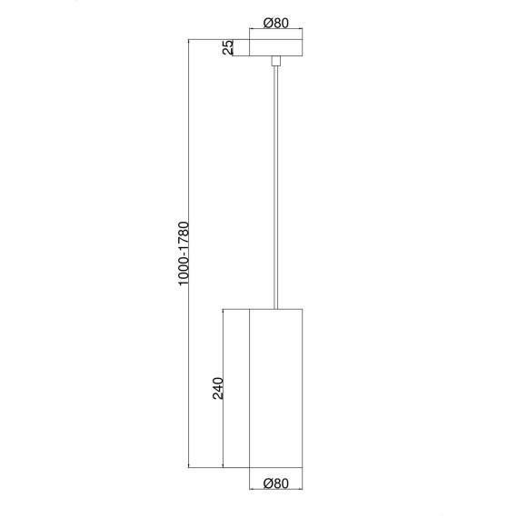 Подвесной светильник цилиндр Maytoni P011PL-01G Gioia под лампу 1xE14 40W