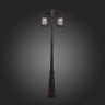 SL080.425.02 Светильник уличный наземный ST-Luce Темный кофе/Прозрачный, Темный кофе E27 2*100W LASTERO