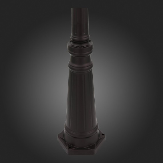 SL080.425.02 Светильник уличный наземный ST-Luce Темный кофе/Прозрачный, Темный кофе E27 2*100W LASTERO