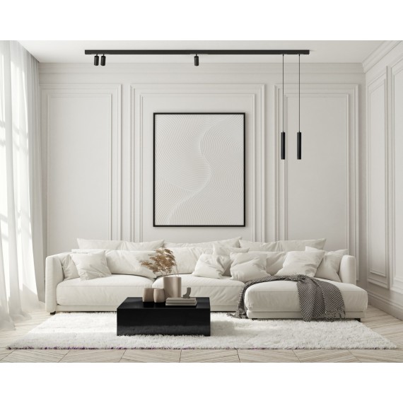 DK8012-BK Трековый магнитный светодиодный SMART (TUYA, Алиса, Wi-Fi, пам. настроек) светильник Denkirs SMART 220V CRI90+ 3000-6000К 1560Лм 24° 18Вт