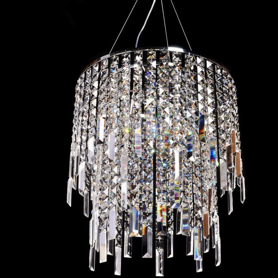 Хрустальная подвесная люстра Lumina Deco Zucchero LDP 2159-450 CHR