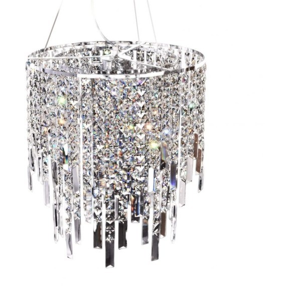 Хрустальная подвесная люстра Lumina Deco Zucchero LDP 2159-450 CHR