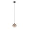 901923 EGLO ARISCANI 1 Подвесной светильник с 1 лампой E27, 60Вт, сталь, черный, стекло, медный