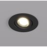 DK3020-BK Встраиваемый светильник IP20 макс 10 Вт GU5.3 черный пластик