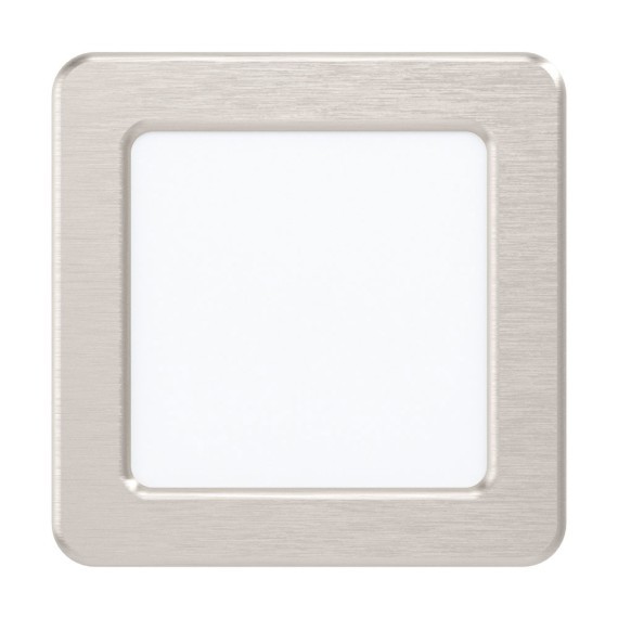 99183 Светодиодный встраиваемый светильник FUEVA 5, 5,5W (LED), 117х117, ET26, 700lm, 4000K, сталь, никель