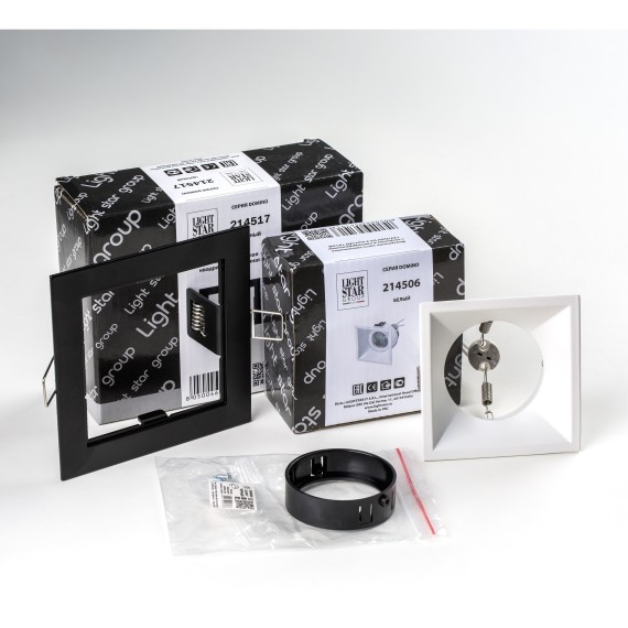 Комплект со светильником Domino Lightstar D51706BMOD