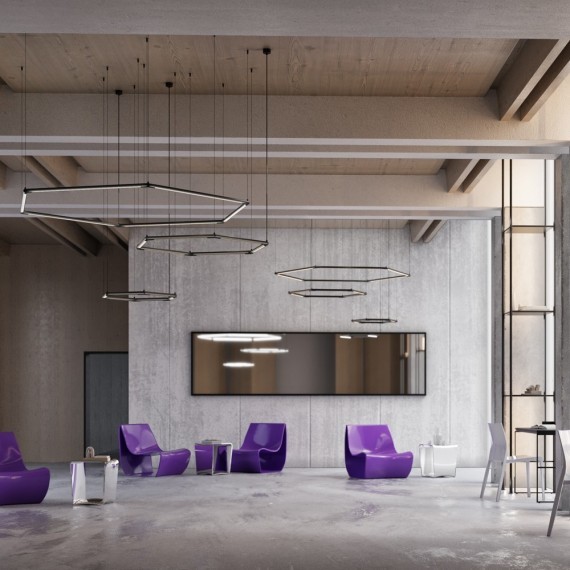 Светильник Larc для системы освещения Maytoni Shelf 750лм RA90 3000К 13Вт 360° C148CL-L900-13W3K-B