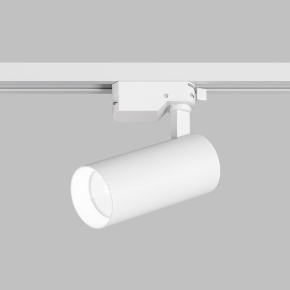 DK6452-WH Трековый светодиодный однофазный двужильный светильник Denkirs SOLID KOPER, 4000K, 15W, 1350Лм, 24° 220V