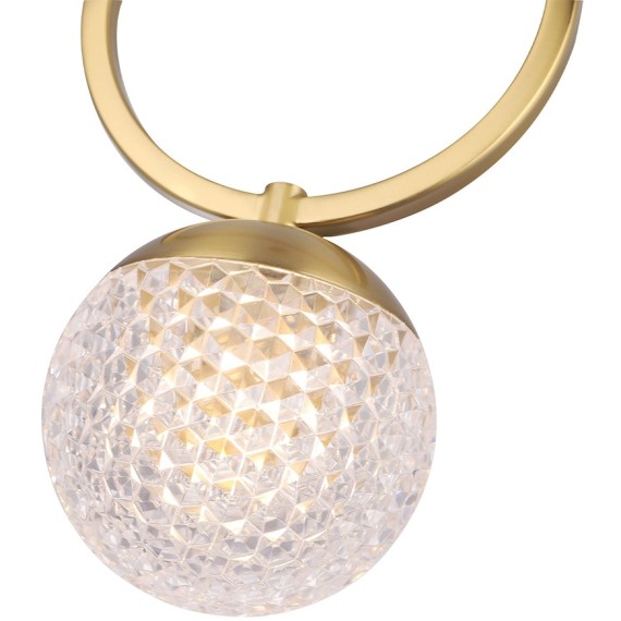 Светильник подвесной Crystal Lux CAROLINA SP1 V1 BRASS 0330/201