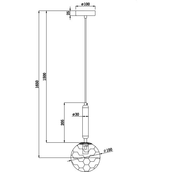 Подвесной светильник Freya FR5122PL-01BS Zelda под лампу 1xE14 40W