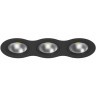 Встраиваемый светильник Lightstar i937070707 Intero 111 под лампы 3xGU10 150W