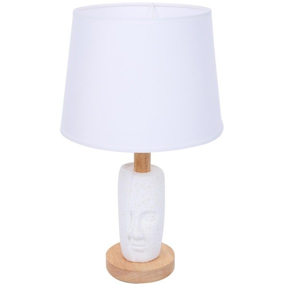 8210/1T MODERNI LN25 белый, керамика/текстиль Настольная лампа Е27 1*60W 220V VISIONA