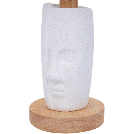 8210/1T MODERNI LN25 белый, керамика/текстиль Настольная лампа Е27 1*60W 220V VISIONA