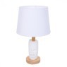 8210/1T MODERNI LN25 белый, керамика/текстиль Настольная лампа Е27 1*60W 220V VISIONA
