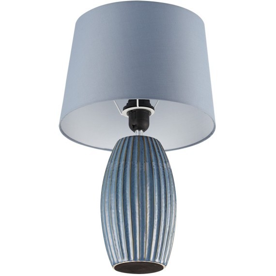 8122/1T COMFI LN25 синий, керамика/текстиль Настольная лампа E27 1*60W 220V LAPUNA