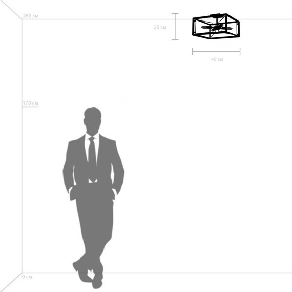 Люстра на штанге Lightstar 713347 Regolo под лампы 4xE14 160W