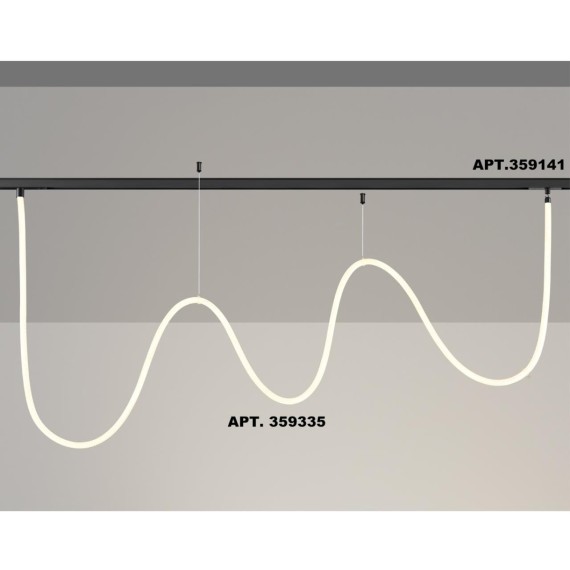 359335 Трековый светодиодный неон 2м Novotech Flum CRI90+ 4000К 2420Лм 360° 25W