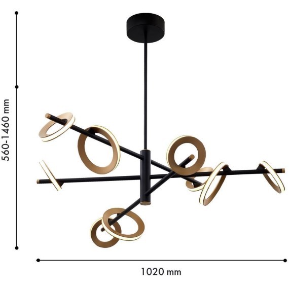 Потолочная люстра Jongleur 4322-9P