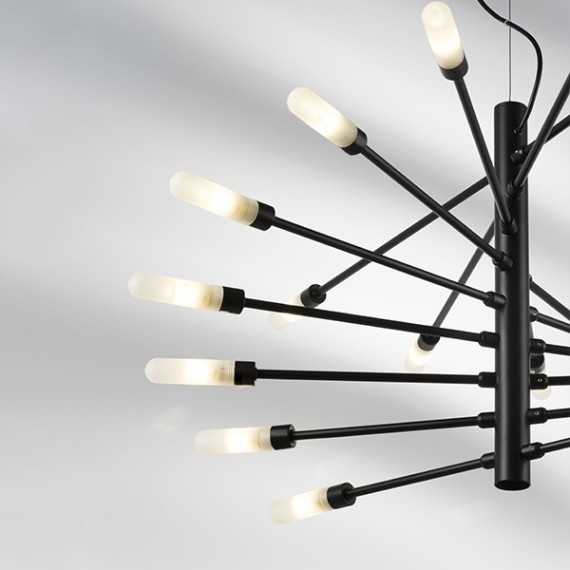 Люстра паук Lightstar 733187 Ragno под лампы G9 720W