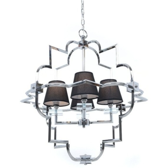 Подвесная люстра Baltimore LDP 8020-4 CHR+BK