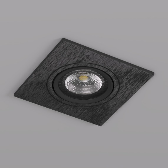 DK3021-BK Встраиваемый светильник IP20 макс 10Вт GU5.3 черный пластик