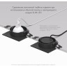 DK3021-BK Встраиваемый светильник IP20 макс 10Вт GU5.3 черный пластик