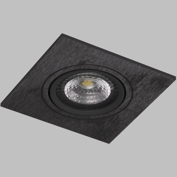 DK3021-BK Встраиваемый светильник IP20 макс 10Вт GU5.3 черный пластик