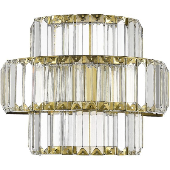 SL1622.311.01 Светильник настенный ST-Luce Латунь/Прозрачный LED 1*21W 4000K TIVOLI