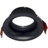 ST257.408.01 Св-к встр. Черный GU10 1*50W  IP65 D93xH53 220V Без ламп Встраиваемые светильники