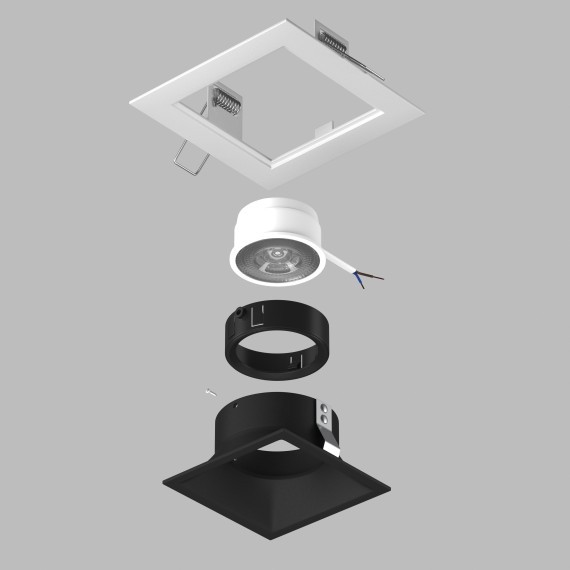 Комплект со светильником Domino Lightstar D51607BMOD