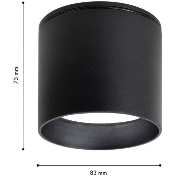 4661-1U, уличный светильник, D83xH73, 1xGX53LEDx15W, IP54, excluded