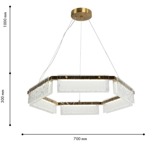 Подвесная люстра Gelido 4518-6P