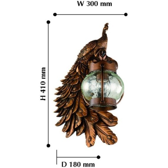 Настенный фонарь уличный Hunt 2081-1W