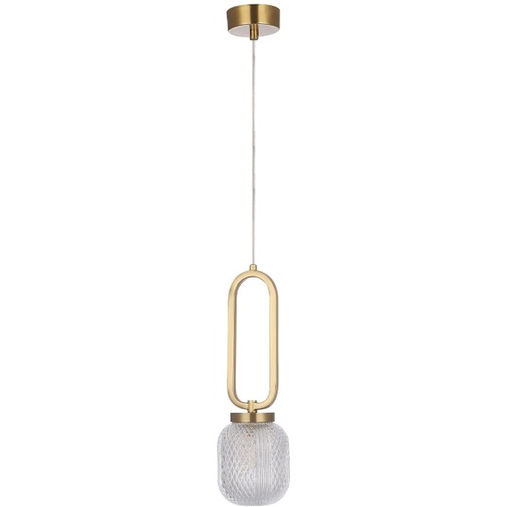 Светильник подвесной Crystal Lux CAROLINA SP1 V2 BRASS 0331/201