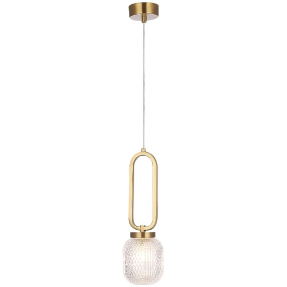 Светильник подвесной Crystal Lux CAROLINA SP1 V2 BRASS 0331/201