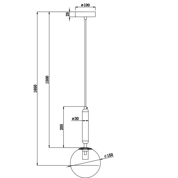 Подвесной светильник Freya FR5124PL-01BS Zelda IP30 под лампу 1xE14 40W