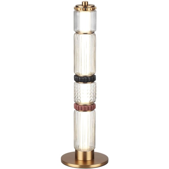 5455/15TL Настольная лампа в виде стеклянного столбика с проводом 2 метра Odeon Light LED 15W 4000K COLLIER