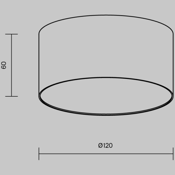 Потолочный светильник Technical C032CL-12W3K-RD-MG