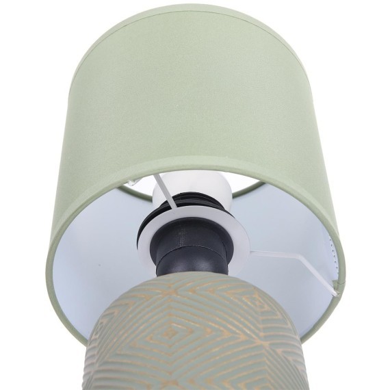 8222/1T MODERNI LN25 зеленый, керамика/текстиль Настольная лампа Е27 1*60W 220V NIANA