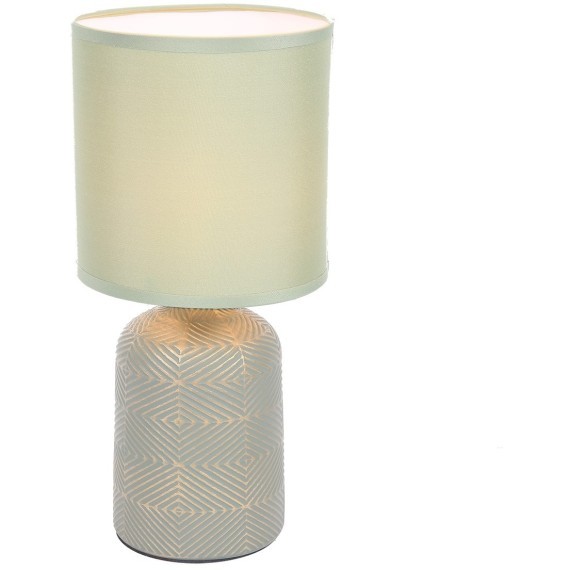 8222/1T MODERNI LN25 зеленый, керамика/текстиль Настольная лампа Е27 1*60W 220V NIANA