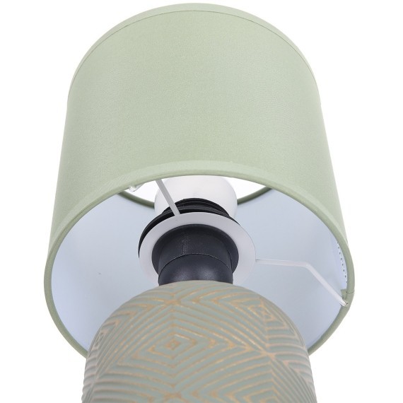 8222/1T MODERNI LN25 зеленый, керамика/текстиль Настольная лампа Е27 1*60W 220V NIANA