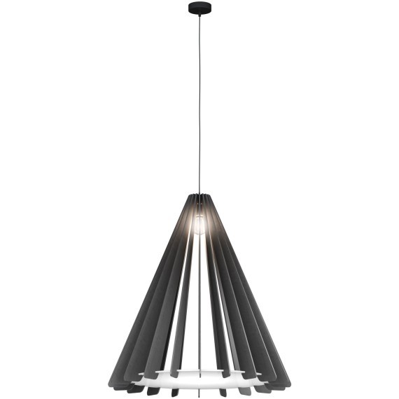 SL3002.413.01 Светильник подвесной ST-Luce Черный/Серый E27 1*60W SENTITO