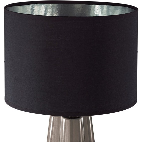 8125/1T COMFI LN25 черный/серый, керамика/текстиль Настольная лампа E27 1*60W 220V HINAMI