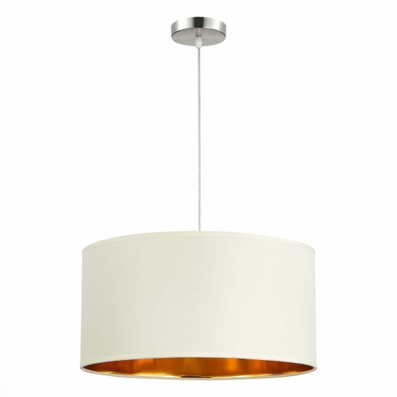 SLE300553-01 Подвес Никель/Белый, Серебристый E27 1*40W BRESCIA