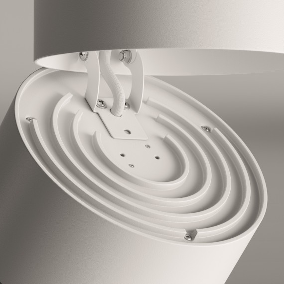 Накладной потолочный светильник Maytoni C084CL-15W4K-W Yin светодиодный LED 15W