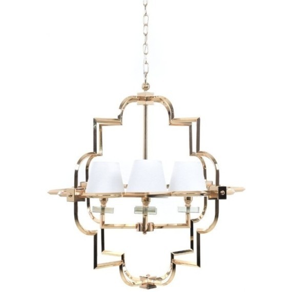 Подвесная люстра Baltimore LDP 8020-4 GD+WT